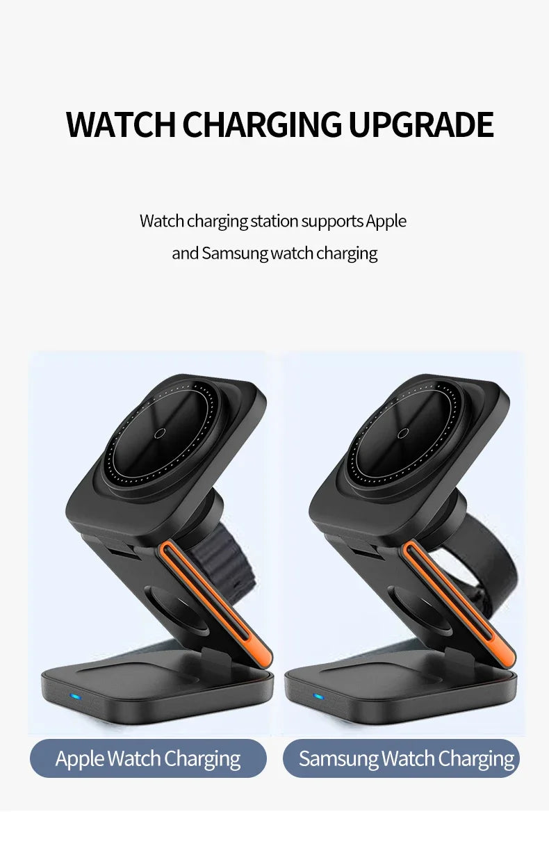 Velmora™ 3-in-1 Magnetic Charging Station