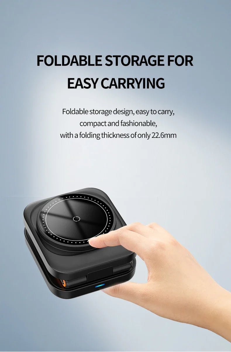 Velmora™ 3-in-1 Magnetic Charging Station